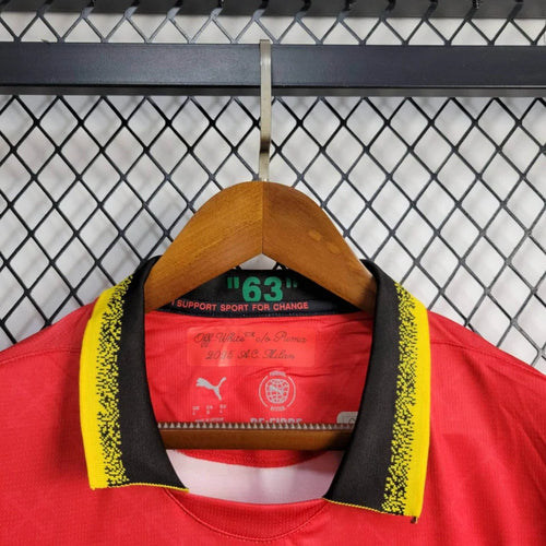 AC Milan x Off-White Fourth Jersey (Red-Green) | Fan Version