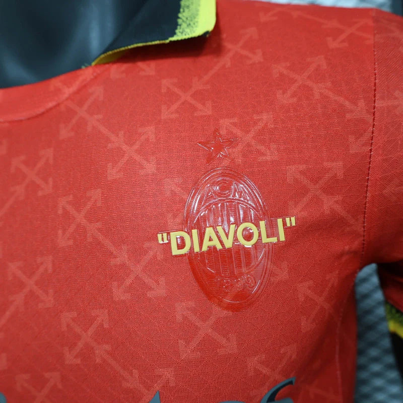 AC Milan x Off-White Jersey Red 2025 | Player Version