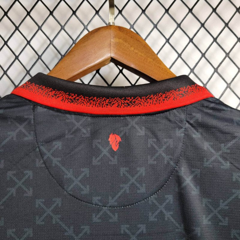 AC Milan x Off-White Fourth Jersey (Black-Green) | Fan Version