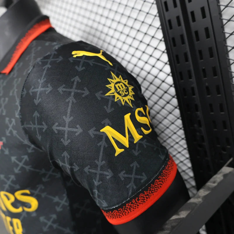 AC Milan x Off-White Jersey (Black-Green) 2025 | Player Version