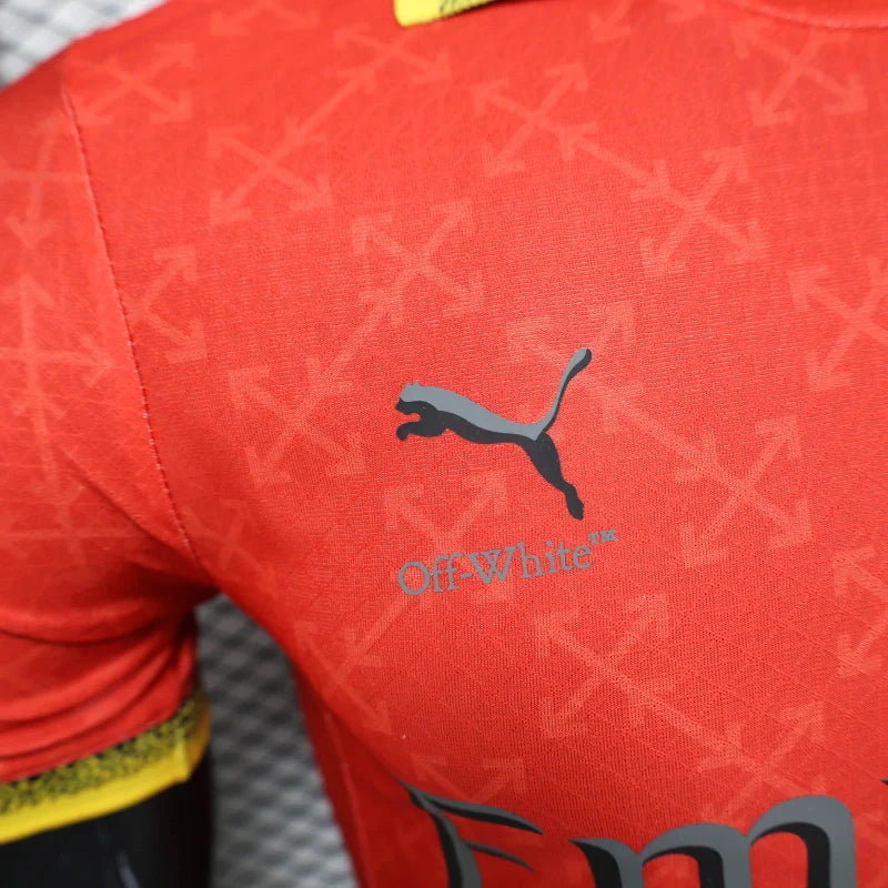 AC Milan x Off-White Jersey Red 2025 | Player Version