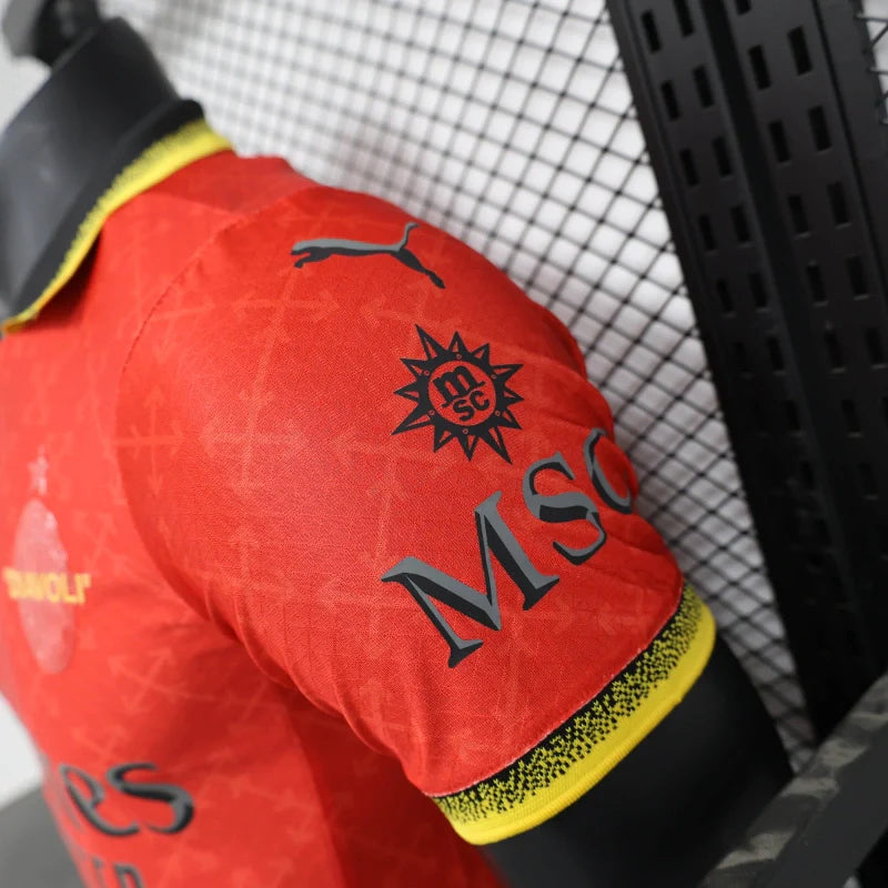 AC Milan x Off-White Jersey Red 2025 | Player Version