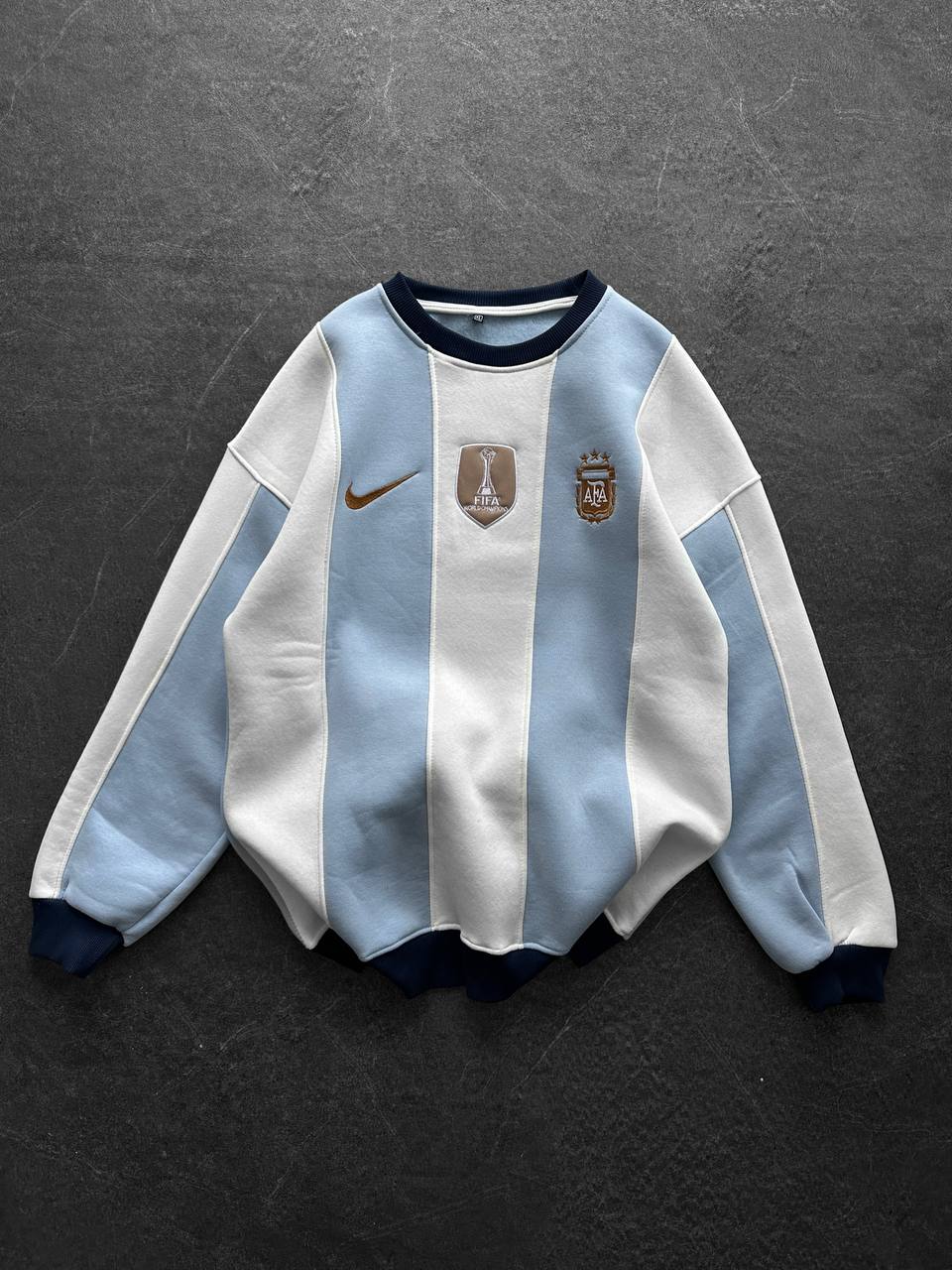Argentina 2022 World Cup Champions Retro Sweatshirt – Oversized Blokecore Style