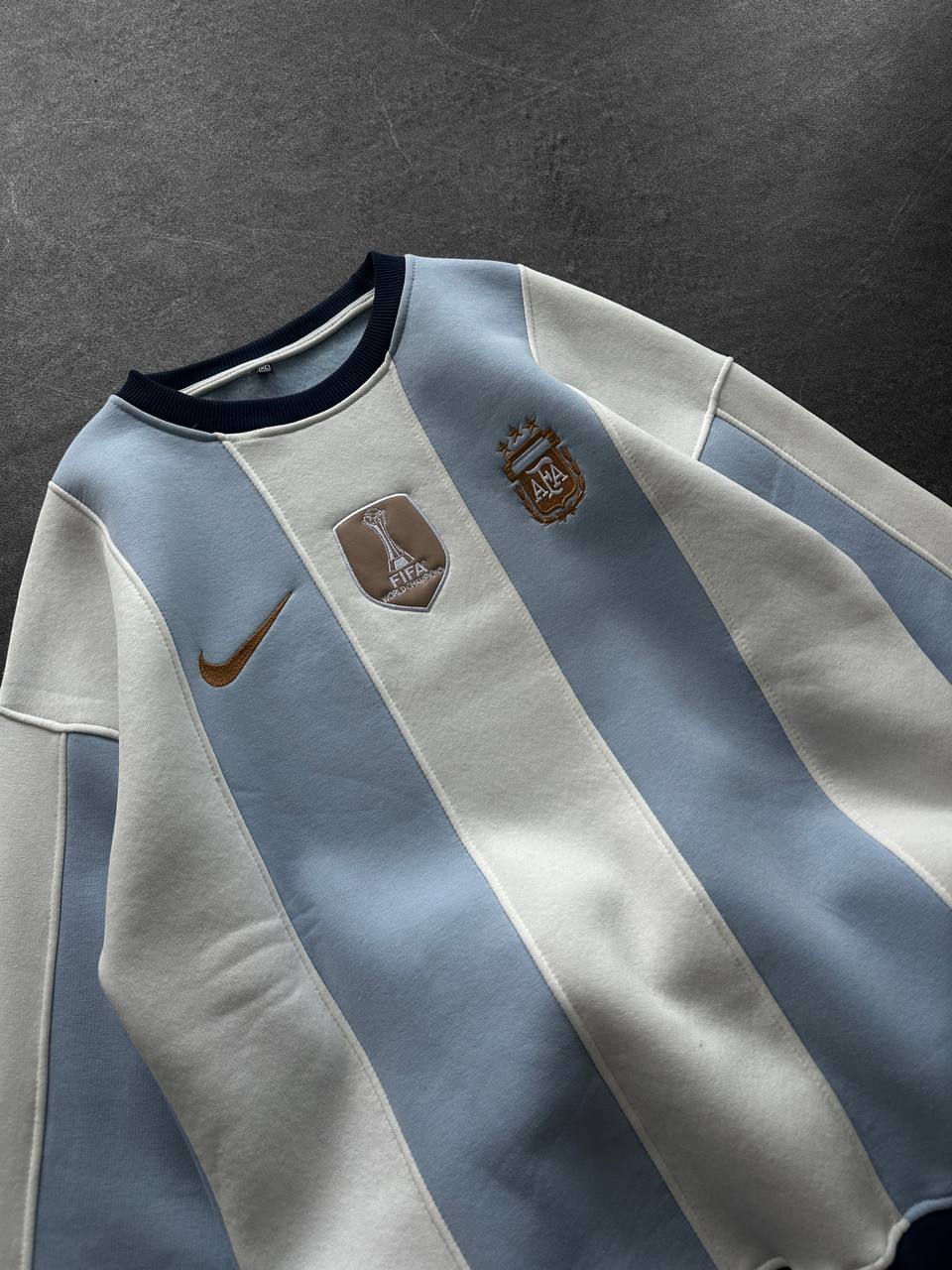 Argentina 2022 World Cup Champions Retro Sweatshirt – Oversized Blokecore Style