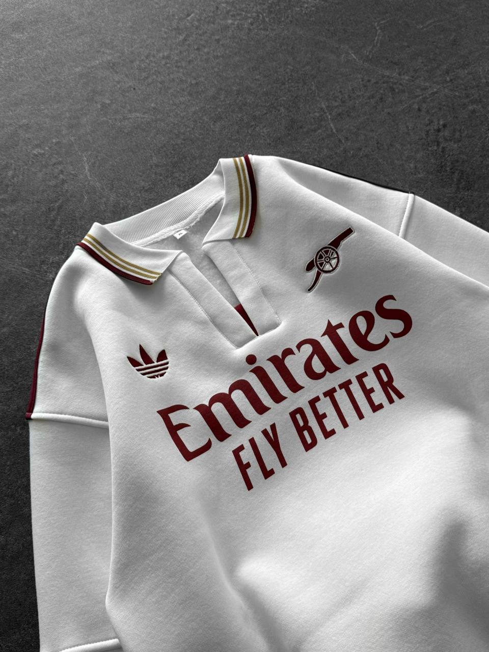 Arsenal FC Retro Polo Sweatshirt