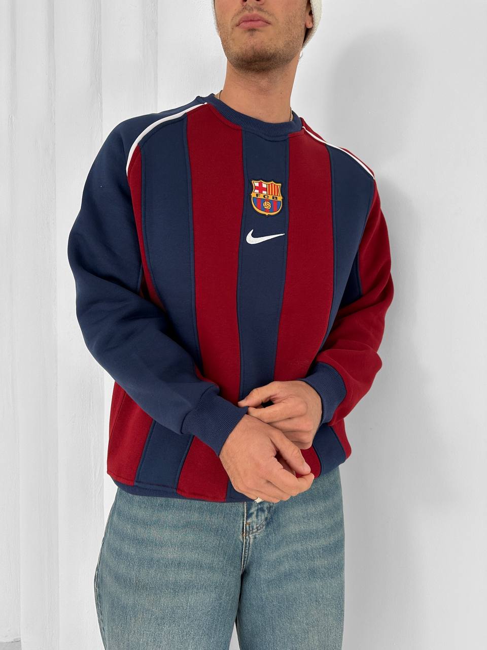 FC Barcelona 2005 Retro Striped Crewneck – Stryve