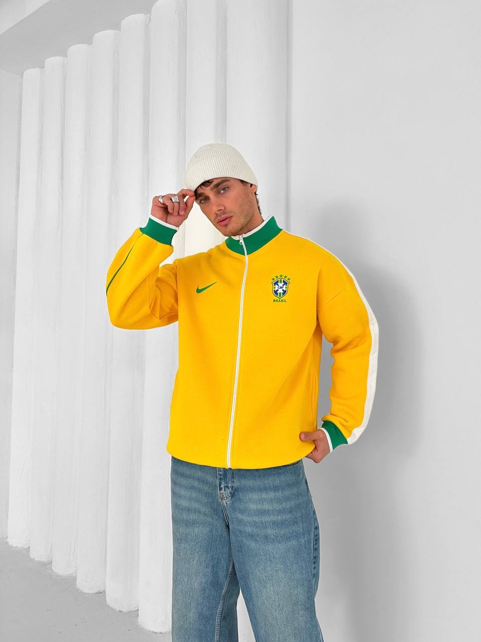 Brazil Football Retro Track Jacket –Stryve